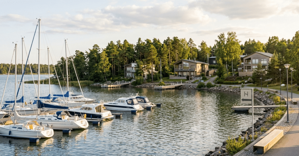 Kiinteistönvälitys Haukilahdessa.